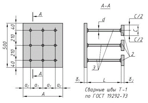 Закладная деталь МН159 — МН162