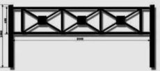 Газонное ограждение ГДГО4