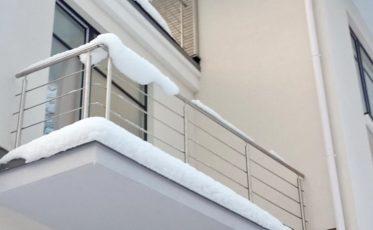 Нержавеющие ограждения крыши и балконов